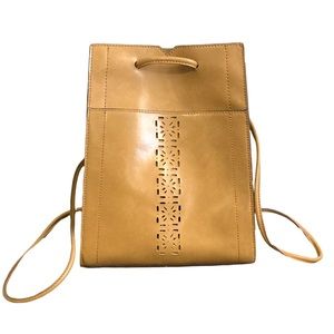 Vegan Leather Mondani Backpack Tan